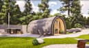 do 3d geodesic dome design, glamping pod rendering, and architectural 3d model
