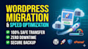 do wordpress website migration backup clone and speed optimization