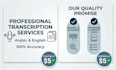 provide professional audio transcription