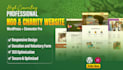 design ngo charity nonprofit website using wordpress elementor