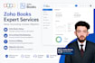 manage zoho books setup, accounting, invoices, migration