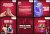 create aesthetic instagram designs and fashion post templates