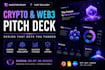 create an investor ready crypto and web3 pitch deck