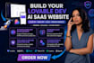 build lovable dev ai saas website startup web app UI app promo website