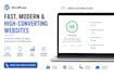 design roofing hvac plumbing contractor wordpress website