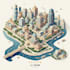 create custom city navigation and tourist guide maps