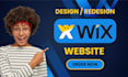 do wix website design redesign business wix website website development