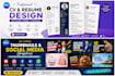 design professional canva resumes, cvs, youtube thumbnails