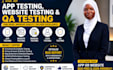 do app testing and website testing  QA  review user testing