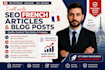 write SEO french articles and blog posts