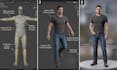 rig mesh character for second life bento vrchat avatar hair rig physbones setup