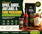design spice, sauce, jar label food packaging