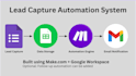 build lead capture and email notification automation