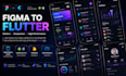 convert figma to flutter app UI, xd to flutter, flutter ui design