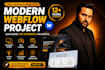 design and develop a modern webflow website