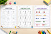design printable educational worksheets for kids