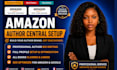 setup and optimize amazon author central profile for KDP authors