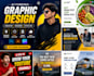 create  ai graphic design social media posts and thumbnails