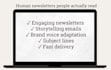 write authentic email newsletters that connect with readers