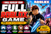 develop your full roblox game in roblox studio