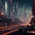 make a futuristic cyberpunk city