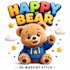 create cute 3d cartoon mascot illustration for tshirt