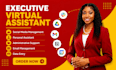 executive personal virtual assistant social media administrative assistant adhd