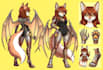 furry ref sheet anthro nsfw furry reference sheet fursona ref sheet