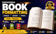 book formatting for amazon KDP paperback book formatting kindle formatting