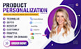 setup zepto customily teeinblue kickflip 2d 3d shopify product personalization