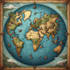create event, tourist, and fantasy map illustration