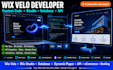 develop wix velo code wix studio custom website fix database dynamic pages