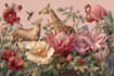 draw an animal and botanical illustration
