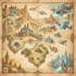 illustrate medieval fantasy and sci fi maps