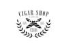 design cigar, bands, labels and box logo