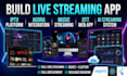 build live streaming ai app music streaming webapp agora video streaming website
