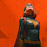 illustrate a superhero comic cover art
