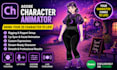 animate 2d characters using adobe character animator