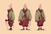 design a cartoon logo character