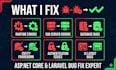 fix your aspnet core or laravel web app bugs within 24 hours