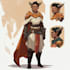 create a 2d dnd character art
