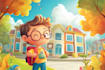 draw whimsical children book illustration