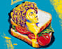 create modern pop art wall art design