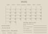 design an aesthetic 2026 digital scheduler