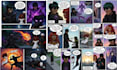 create comic page, anime manga panel, nsfw comic illustration, mangaka, webtoon