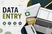 do manual data entry, excel data entry and copy paste work