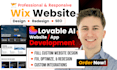 do wix website design and redesign, lovable ai website design wix lovable expert