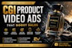 create engaging cgi commercials product video for ecommerce