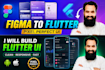 convert figma to flutter design into pixel perfect mobile app UI
