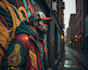 create premium graffiti character and street art design